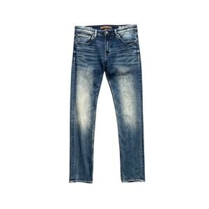 Vigoss Jeans Mens 32 Blue Keith 320 Skinny 5 Pocket Stretch Denim Medium Wash